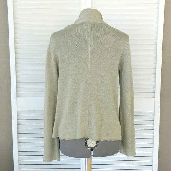 Eileen Fisher linen blend open front cardigan PS - Picture 2 of 8